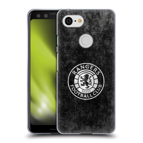 Rangers FC Crest Distressed Soft Gel Case for Google Pixel 3