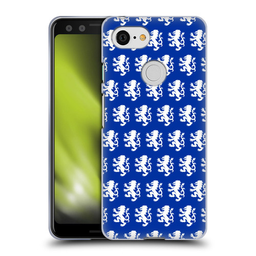 Rangers FC Crest Pattern Soft Gel Case for Google Pixel 3