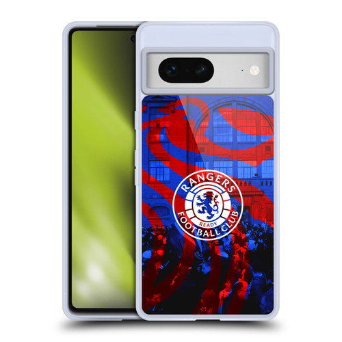 Rangers FC Crest Logo Stadium Soft Gel Case for Google Pixel 7