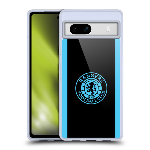 Rangers FC Crest Light Blue Soft Gel Case for Google Pixel 7a