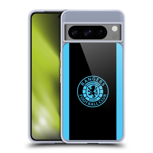 Rangers FC Crest Light Blue Soft Gel Case for Google Pixel 8 Pro