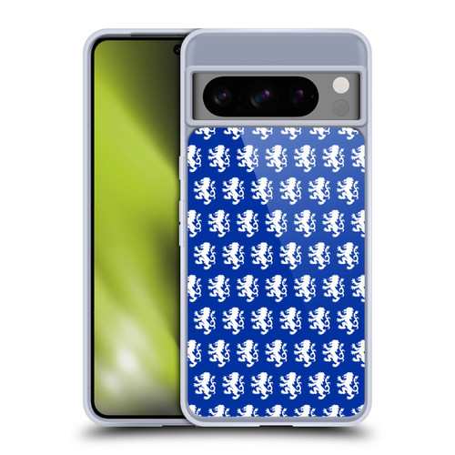 Rangers FC Crest Pattern Soft Gel Case for Google Pixel 8 Pro