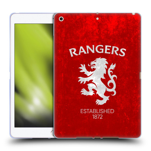 Rangers FC Crest Lion Rampant Soft Gel Case for Apple iPad 10.2 2019/2020/2021