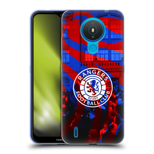 Rangers FC Crest Logo Stadium Soft Gel Case for Nokia 1.4