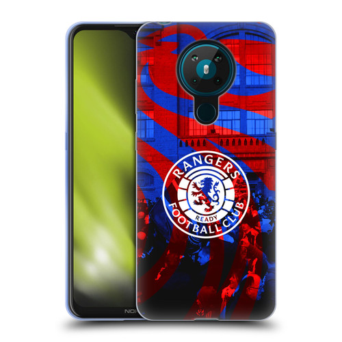 Rangers FC Crest Logo Stadium Soft Gel Case for Nokia 5.3