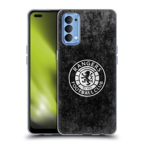 Rangers FC Crest Distressed Soft Gel Case for OPPO Reno 4 5G