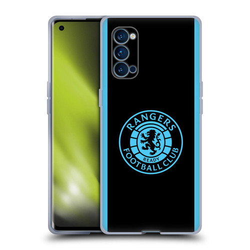 Rangers FC Crest Light Blue Soft Gel Case for OPPO Reno 4 Pro 5G