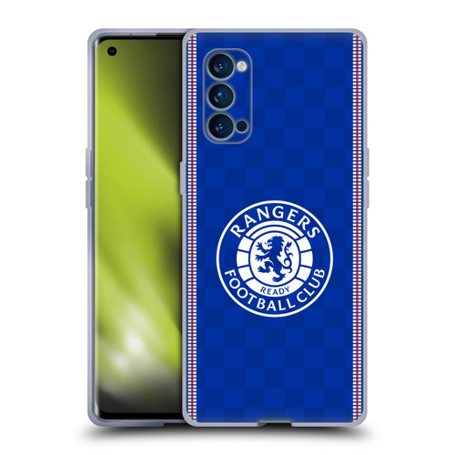 Rangers FC Crest Retro 1989 Home Kit Soft Gel Case for OPPO Reno 4 Pro 5G