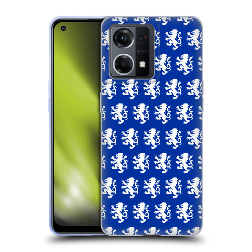 Rangers FC Crest Pattern Soft Gel Case for OPPO Reno8 4G