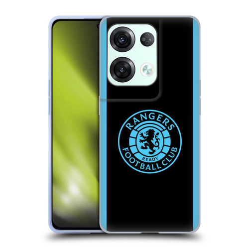 Rangers FC Crest Light Blue Soft Gel Case for OPPO Reno8 Pro