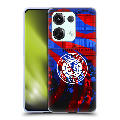 Rangers FC Crest Logo Stadium Soft Gel Case for OPPO Reno8 Pro