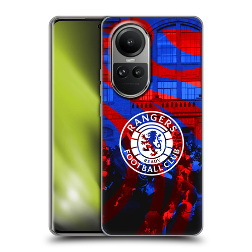 Rangers FC Crest Logo Stadium Soft Gel Case for OPPO Reno10 5G / Reno10 Pro 5G