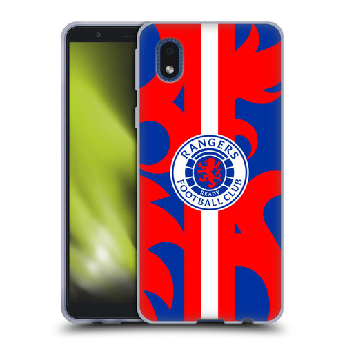 Rangers FC Crest Lion Rampant Pattern Soft Gel Case for Samsung Galaxy A01 Core (2020)