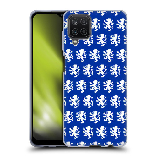 Rangers FC Crest Pattern Soft Gel Case for Samsung Galaxy A12 (2020)