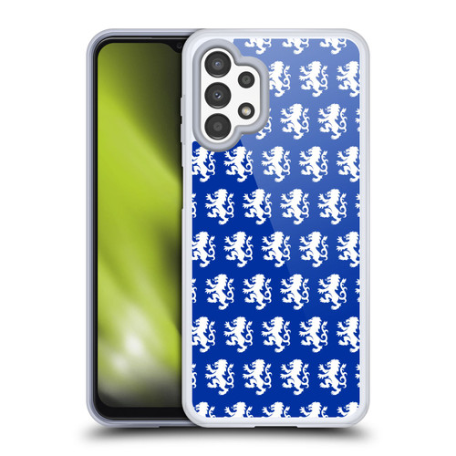 Rangers FC Crest Pattern Soft Gel Case for Samsung Galaxy A13 (2022)