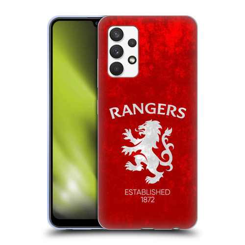Rangers FC Crest Lion Rampant Soft Gel Case for Samsung Galaxy A32 (2021)