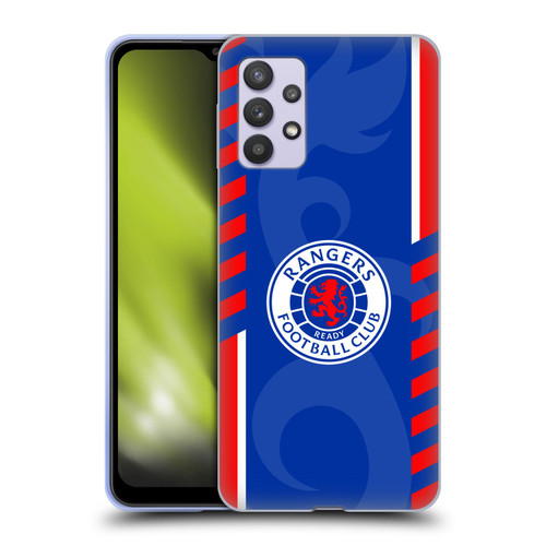 Rangers FC Crest Stripes Soft Gel Case for Samsung Galaxy A32 5G / M32 5G (2021)