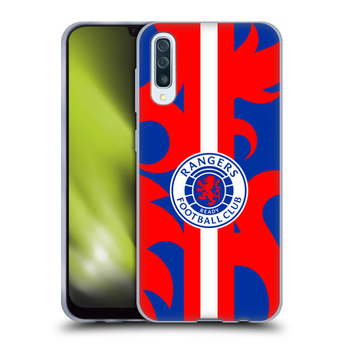 Rangers FC Crest Lion Rampant Pattern Soft Gel Case for Samsung Galaxy A50/A30s (2019)