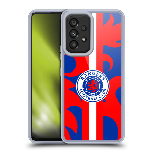 Rangers FC Crest Lion Rampant Pattern Soft Gel Case for Samsung Galaxy A53 5G (2022)
