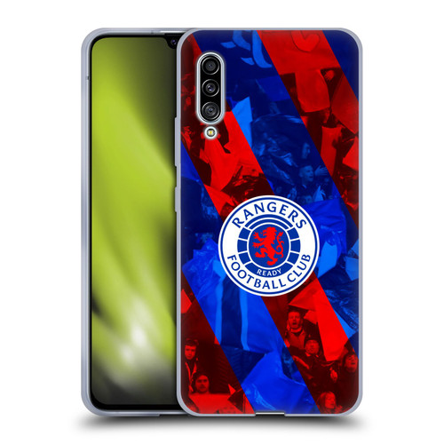 Rangers FC Crest Stadium Stripes Soft Gel Case for Samsung Galaxy A90 5G (2019)