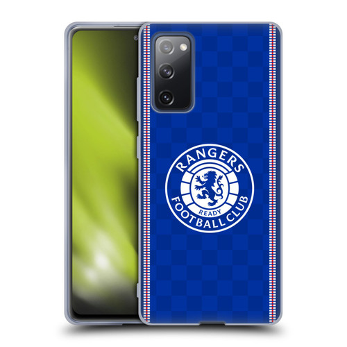 Rangers FC Crest Retro 1989 Home Kit Soft Gel Case for Samsung Galaxy S20 FE / 5G