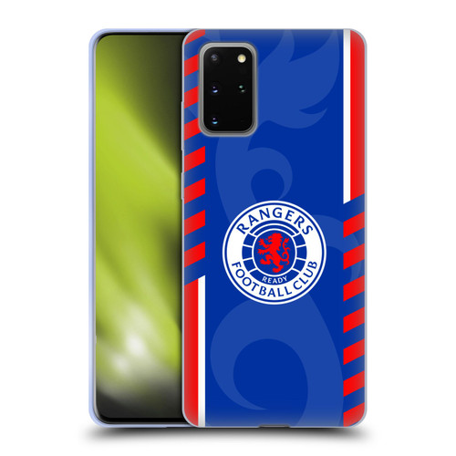 Rangers FC Crest Stripes Soft Gel Case for Samsung Galaxy S20+ / S20+ 5G
