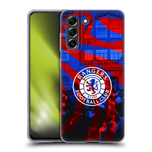 Rangers FC Crest Logo Stadium Soft Gel Case for Samsung Galaxy S21 FE 5G
