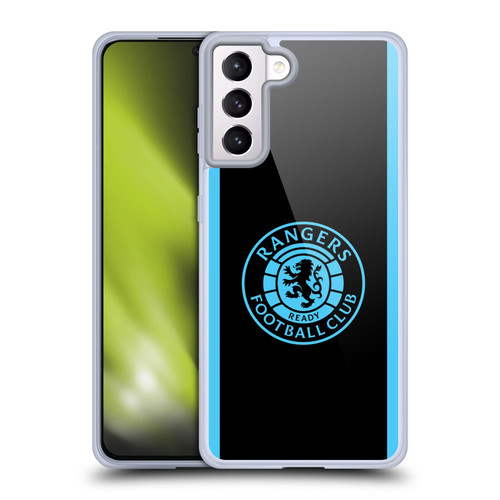 Rangers FC Crest Light Blue Soft Gel Case for Samsung Galaxy S21+ 5G