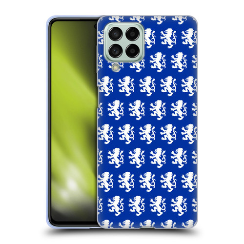 Rangers FC Crest Pattern Soft Gel Case for Samsung Galaxy M53 (2022)