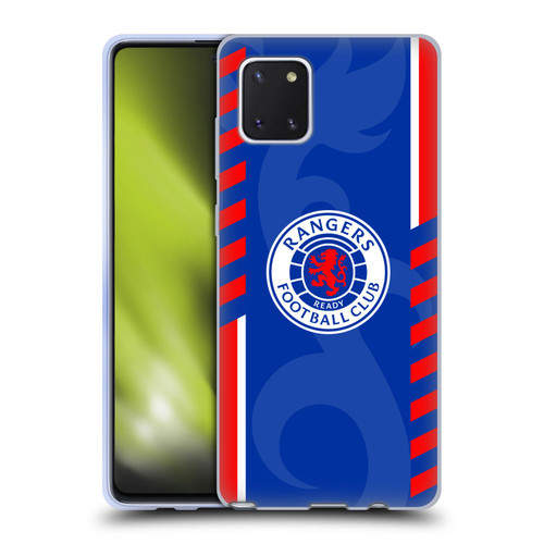 Rangers FC Crest Stripes Soft Gel Case for Samsung Galaxy Note10 Lite