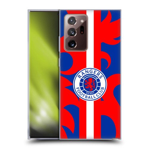 Rangers FC Crest Lion Rampant Pattern Soft Gel Case for Samsung Galaxy Note20 Ultra / 5G