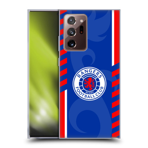 Rangers FC Crest Stripes Soft Gel Case for Samsung Galaxy Note20 Ultra / 5G