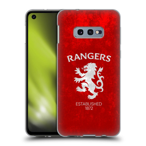 Rangers FC Crest Lion Rampant Soft Gel Case for Samsung Galaxy S10e