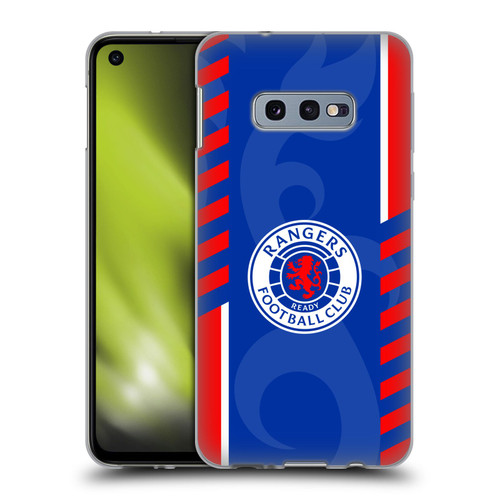 Rangers FC Crest Stripes Soft Gel Case for Samsung Galaxy S10e