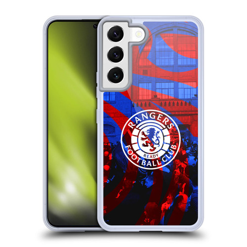 Rangers FC Crest Logo Stadium Soft Gel Case for Samsung Galaxy S22 5G