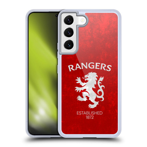 Rangers FC Crest Lion Rampant Soft Gel Case for Samsung Galaxy S22 5G