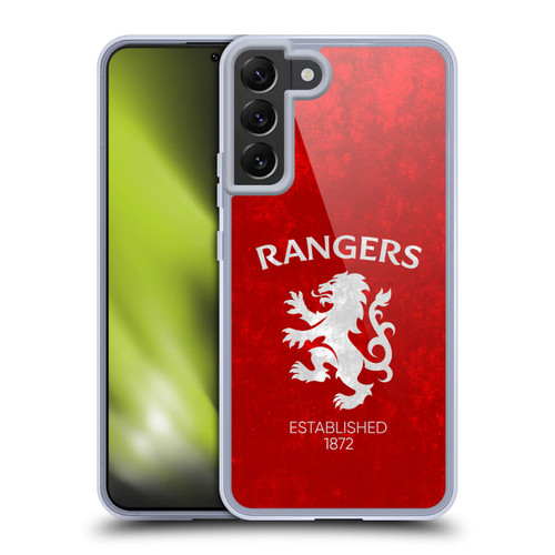 Rangers FC Crest Lion Rampant Soft Gel Case for Samsung Galaxy S22+ 5G