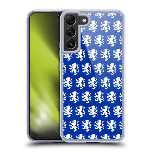 Rangers FC Crest Pattern Soft Gel Case for Samsung Galaxy S22+ 5G
