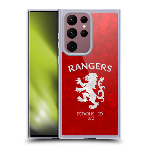 Rangers FC Crest Lion Rampant Soft Gel Case for Samsung Galaxy S22 Ultra 5G