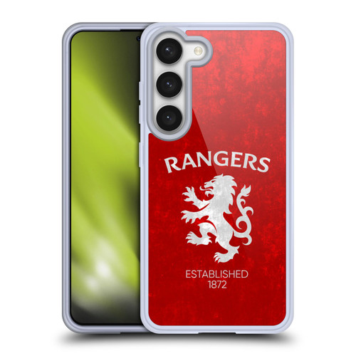 Rangers FC Crest Lion Rampant Soft Gel Case for Samsung Galaxy S23 5G