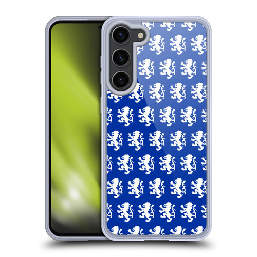 Rangers FC Crest Pattern Soft Gel Case for Samsung Galaxy S23+ 5G