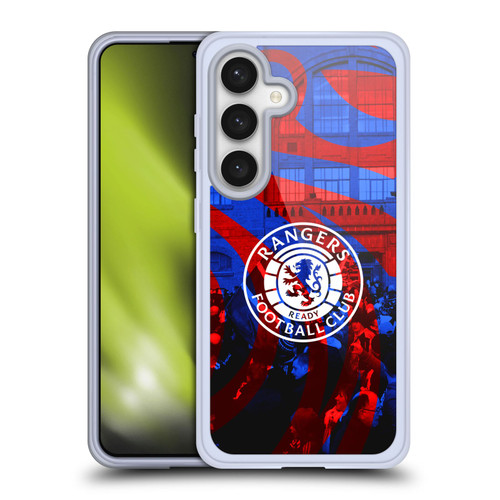 Rangers FC Crest Logo Stadium Soft Gel Case for Samsung Galaxy S24 5G