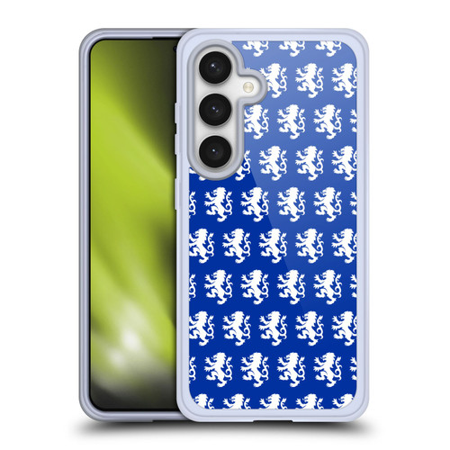 Rangers FC Crest Pattern Soft Gel Case for Samsung Galaxy S24 5G