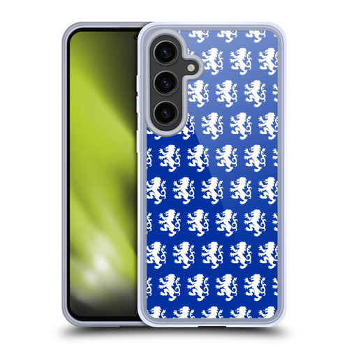 Rangers FC Crest Pattern Soft Gel Case for Samsung Galaxy S24+ 5G