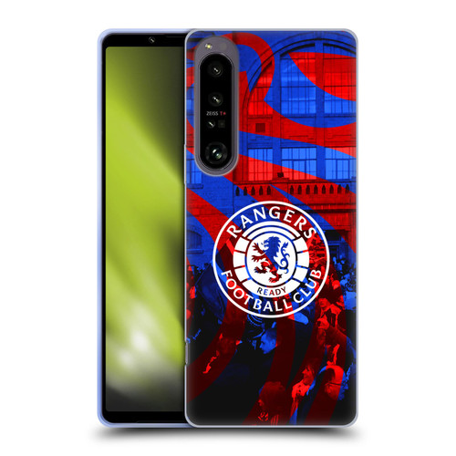 Rangers FC Crest Logo Stadium Soft Gel Case for Sony Xperia 1 IV