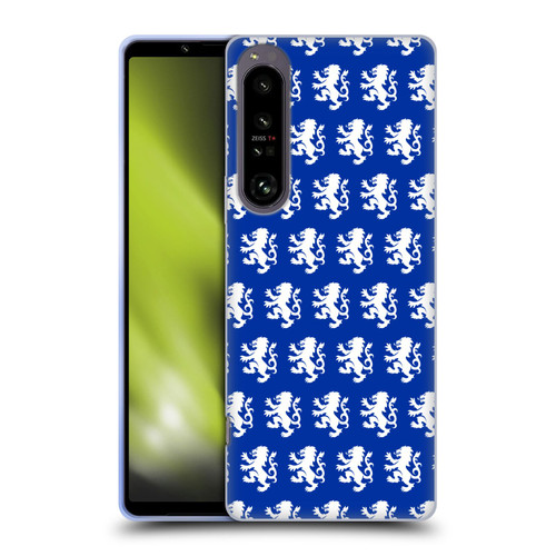Rangers FC Crest Pattern Soft Gel Case for Sony Xperia 1 IV