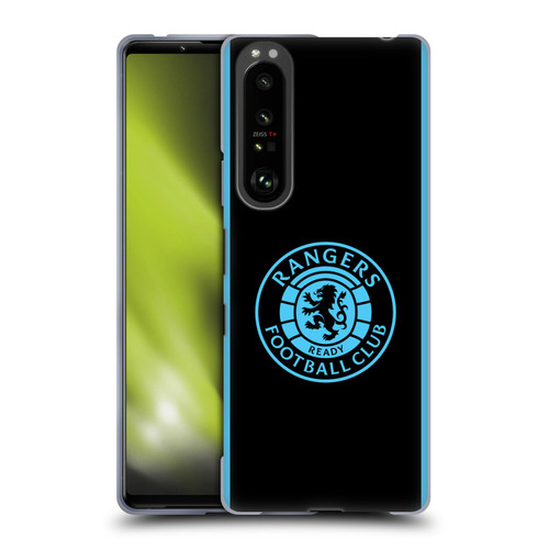 Rangers FC Crest Light Blue Soft Gel Case for Sony Xperia 1 III
