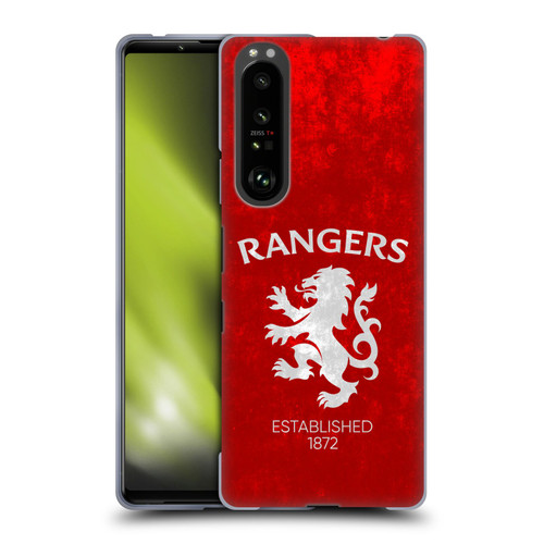 Rangers FC Crest Lion Rampant Soft Gel Case for Sony Xperia 1 III