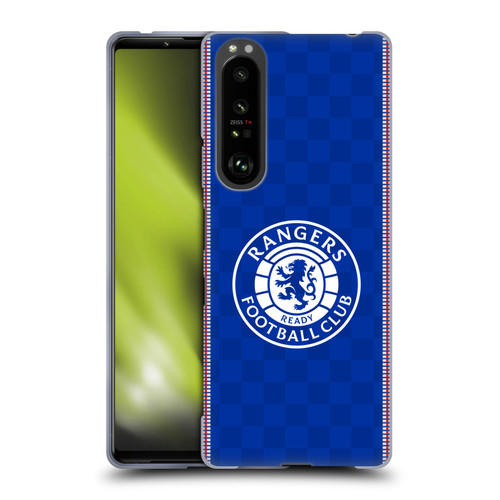 Rangers FC Crest Retro 1989 Home Kit Soft Gel Case for Sony Xperia 1 III