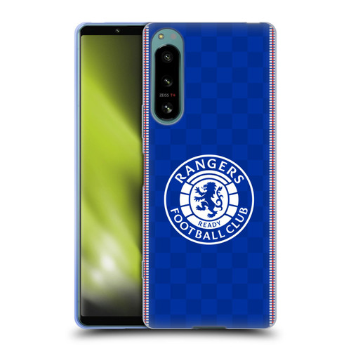 Rangers FC Crest Retro 1989 Home Kit Soft Gel Case for Sony Xperia 5 IV